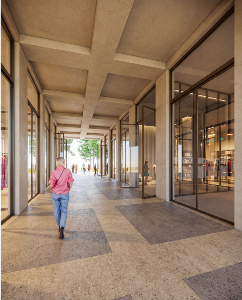 galeria ndarese mes dy kullave te tirana boulevard, A dhe B