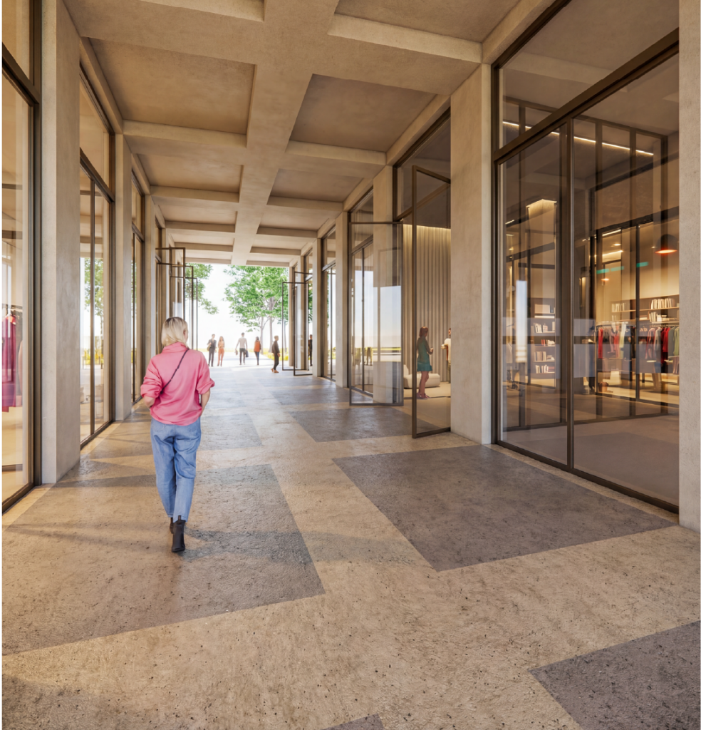 galeria ndarese mes dy kullave te tirana boulevard, A dhe B