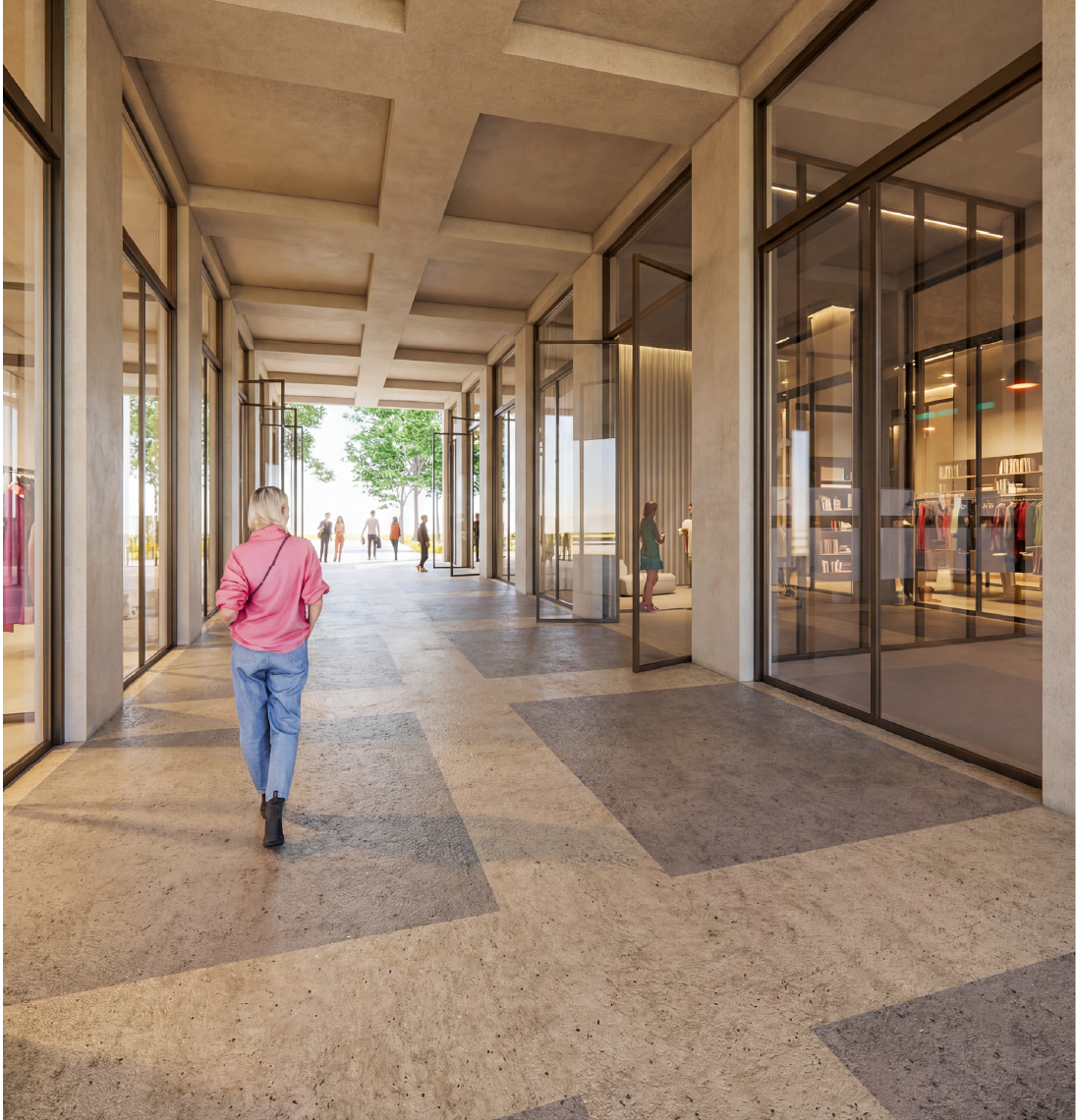 galeria ndarese mes dy kullave te tirana boulevard, A dhe B